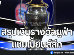 สรุปเงินรางวัลยูฟ่า แชมเปี้ยนส์ลีก 2024-25